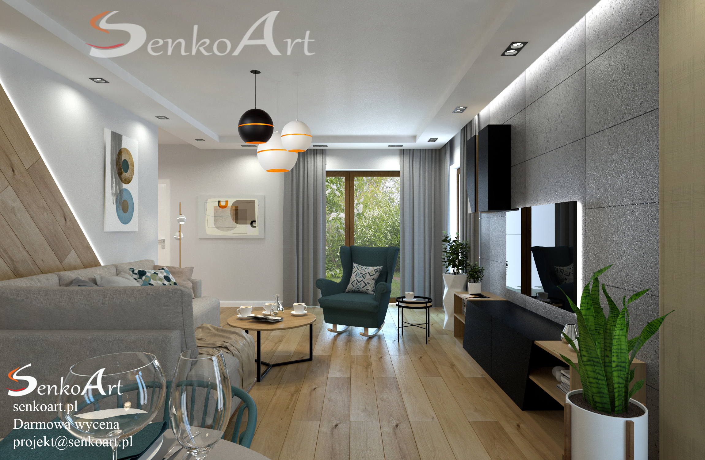 projekty salonu online
