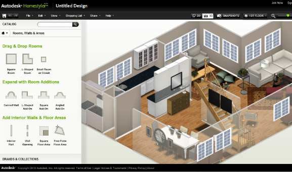 HomeStyler-3D - programy do projektowania wnętrz za darmo