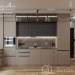 Elegancka kuchnia premium z wysokiej jakości wykończeniem.